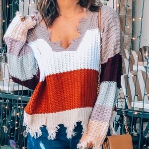 Color Block Sweater